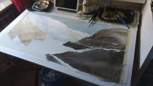 Carica l'immagine nel visualizzatore di Gallery, Acquerello Originale Pano Terra 02 - relaxart.it